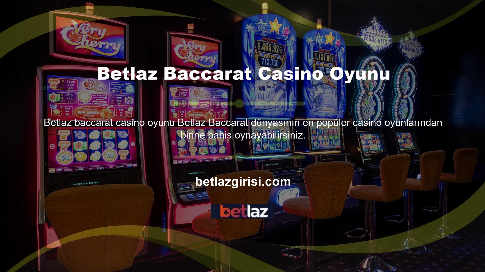Casinonun çeşitli alanlarında oynanan çok sevilen bir oyun olan Baccarat, önemli kazançlar sağlayabilir